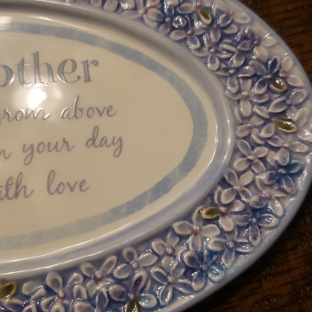 Harmony Grandmother ceramic hanging plate
